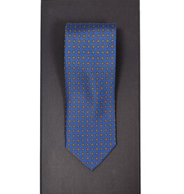 Calabrese Calabrese tie blue micro print