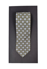 Calabrese Calabrese tie green medallion 8024002/005