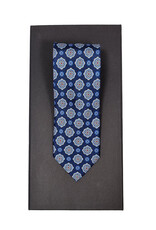 Calabrese Calabrese tie blue medallion L 7924006/001