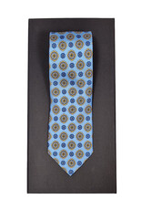 Calabrese Calabrese tie light blue medallion L 7924006/011