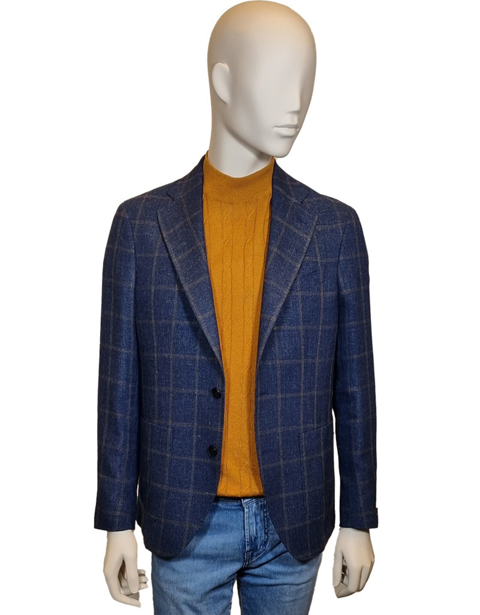 Latorre Gabiati jacket blue-beige check t QF0923/100 M:F84