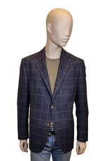 Eduard Dressler Dressler jacket blue check Sean 21112/45