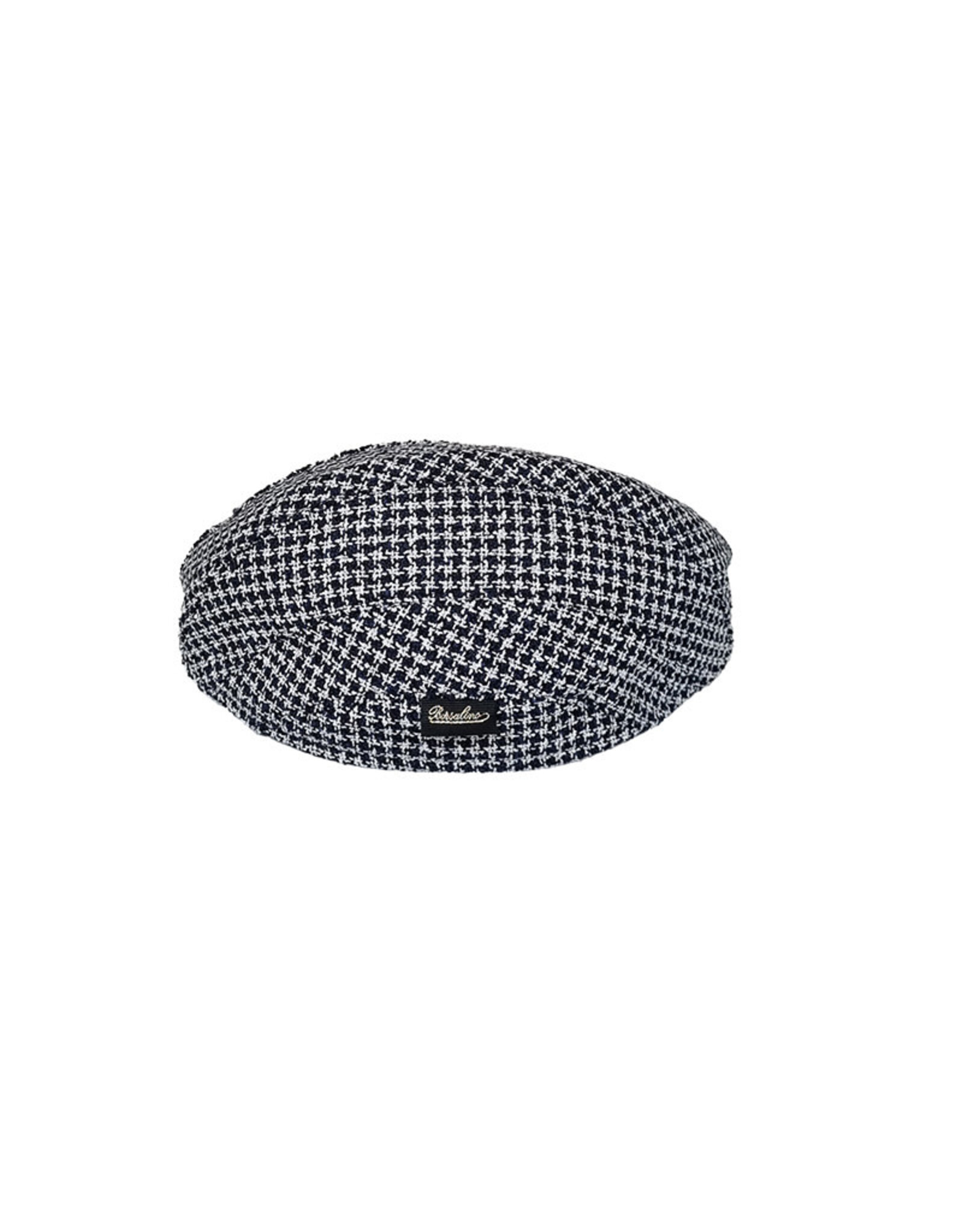 Borsalino Borsalino cap blue houndstooth