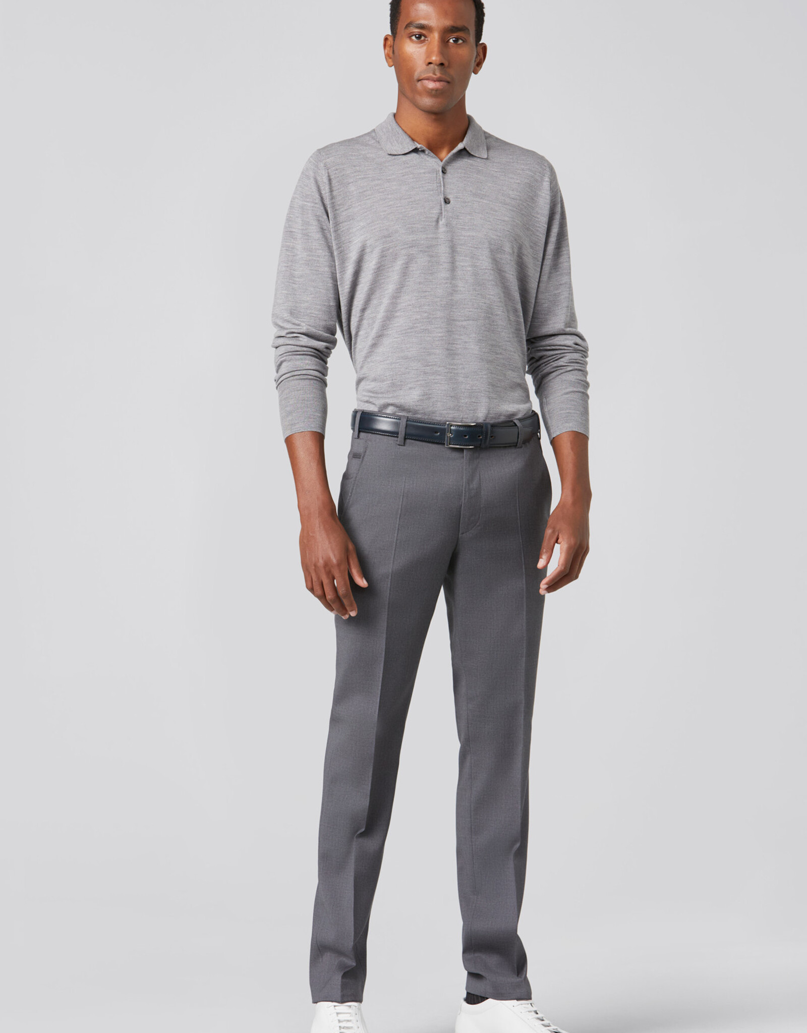 Meyer Exclusive Meyer Exclusive trousers wool grey Bonn 8400/07