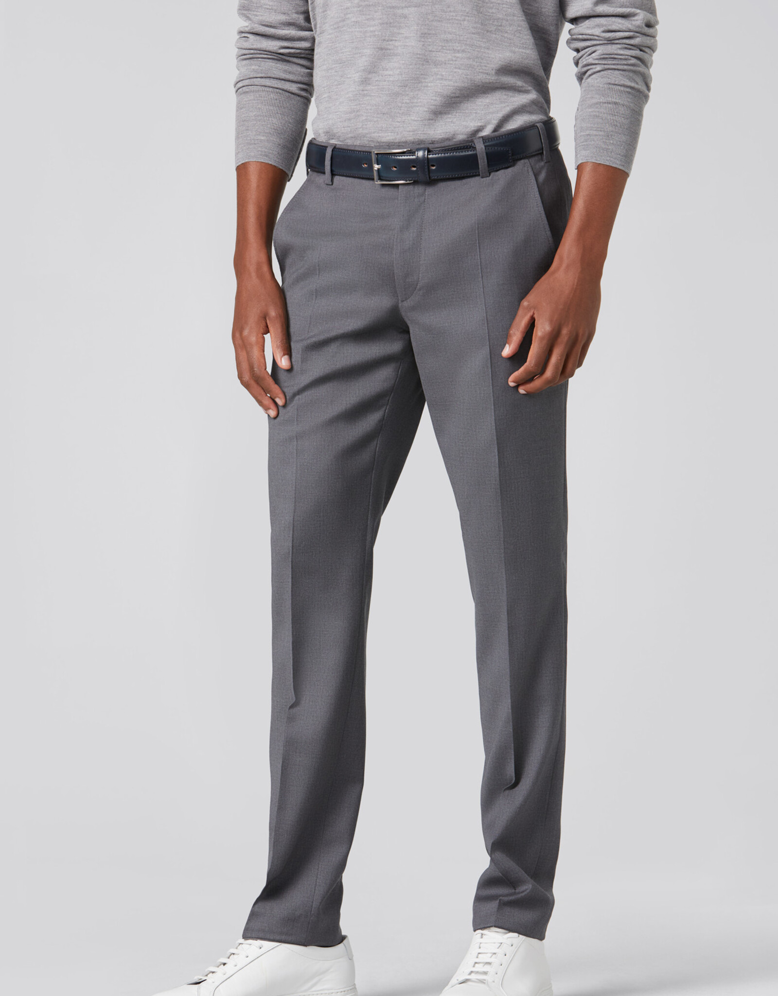 Meyer Exclusive Meyer Exclusive trousers wool grey Bonn 8400/07