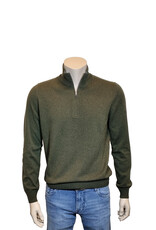 Gran Sasso Sandmore's mock neck green