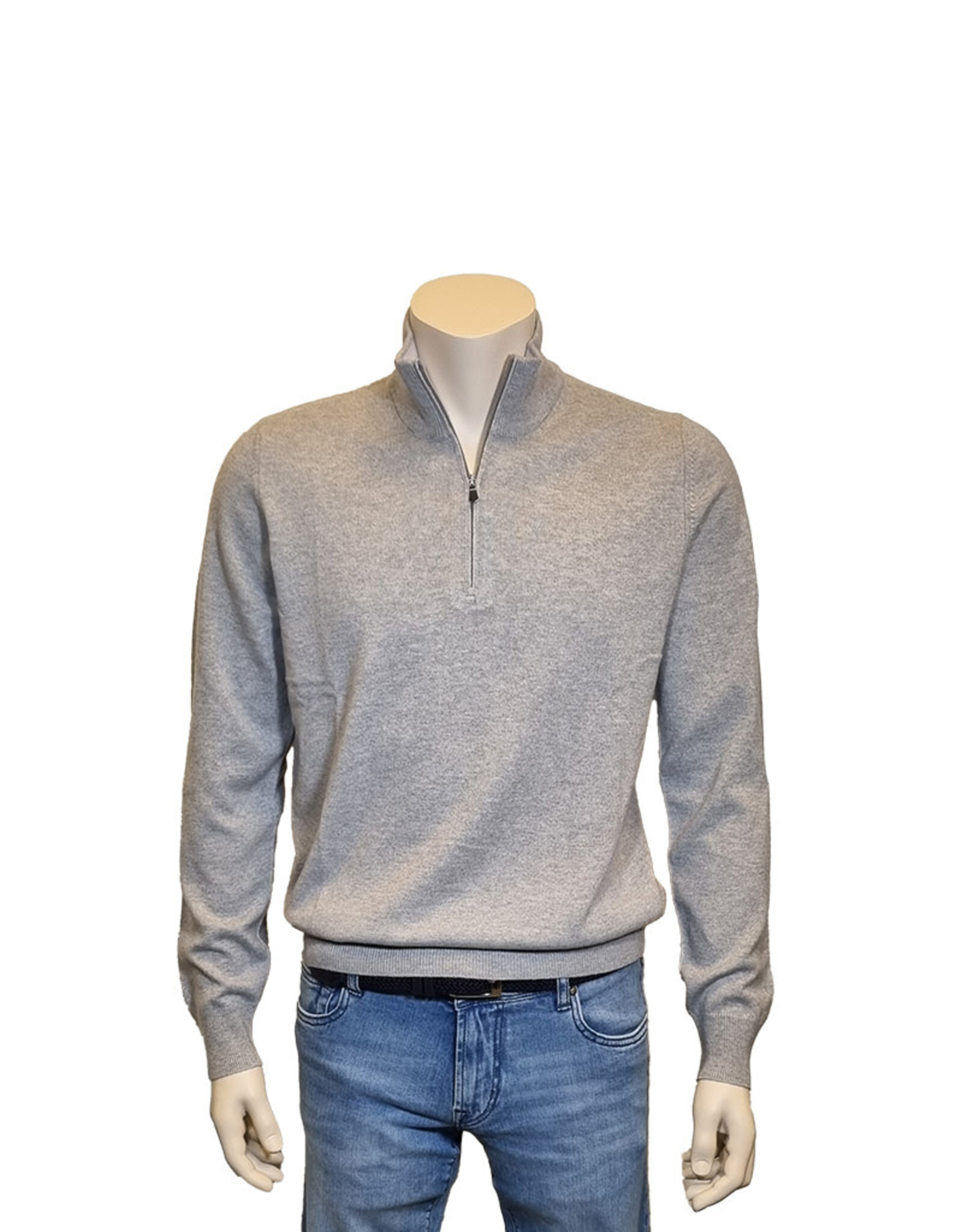 Gran Sasso Sandmore's sweater mock neck grey 19690/061 M:55126