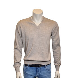 Gran Sasso Sandmore's sweater v-neck beige