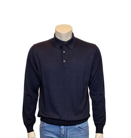 Tombolini Tombolini polo long sleeves navy