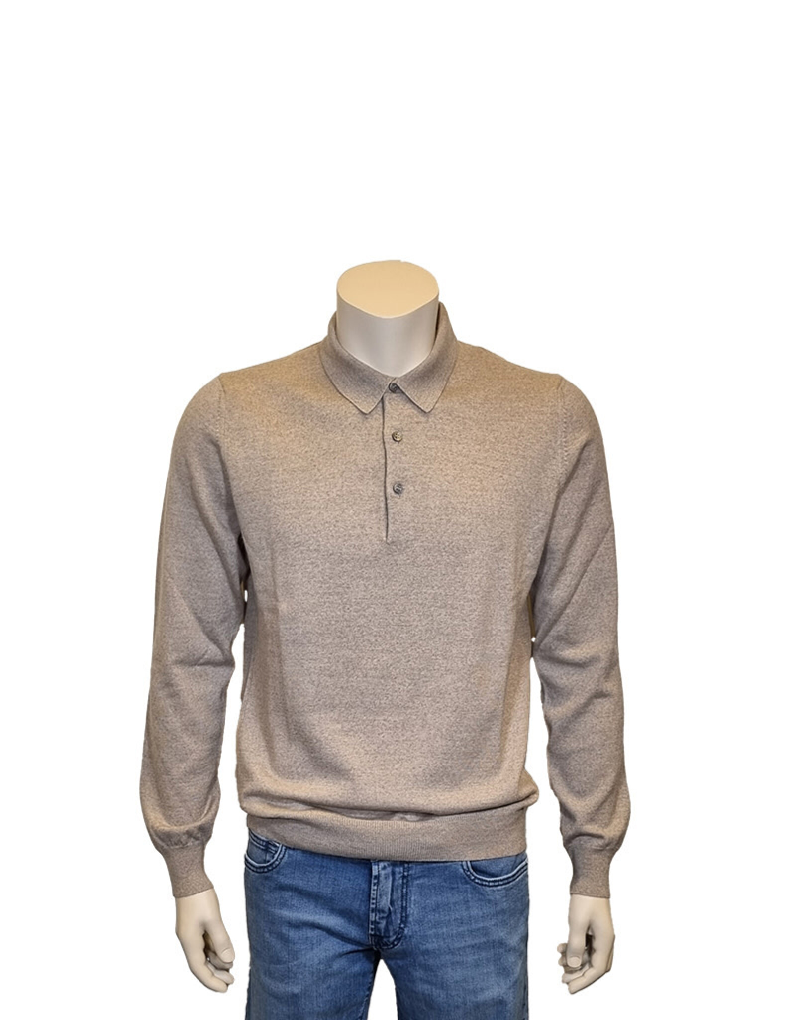 Gran Sasso Sandmore's polo long sleeves light beige 14290/018 M:55132