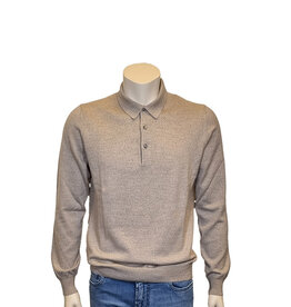 Gran Sasso Sandmore's polo long sleeves light beige