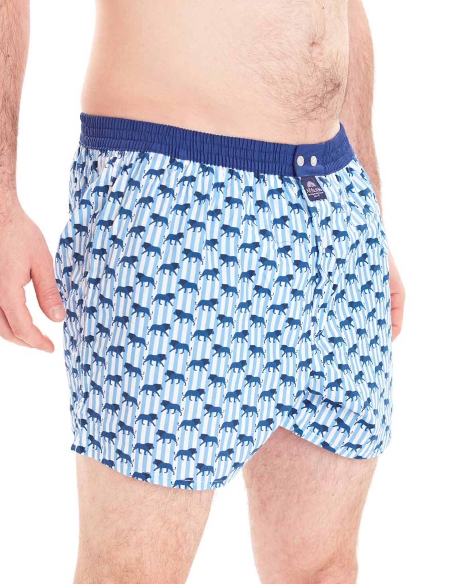 Mc Alson Mc Alson boxershort leeuw blauw M5002