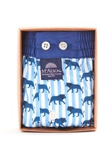 Mc Alson Mc Alson boxershort leeuw blauw M5002