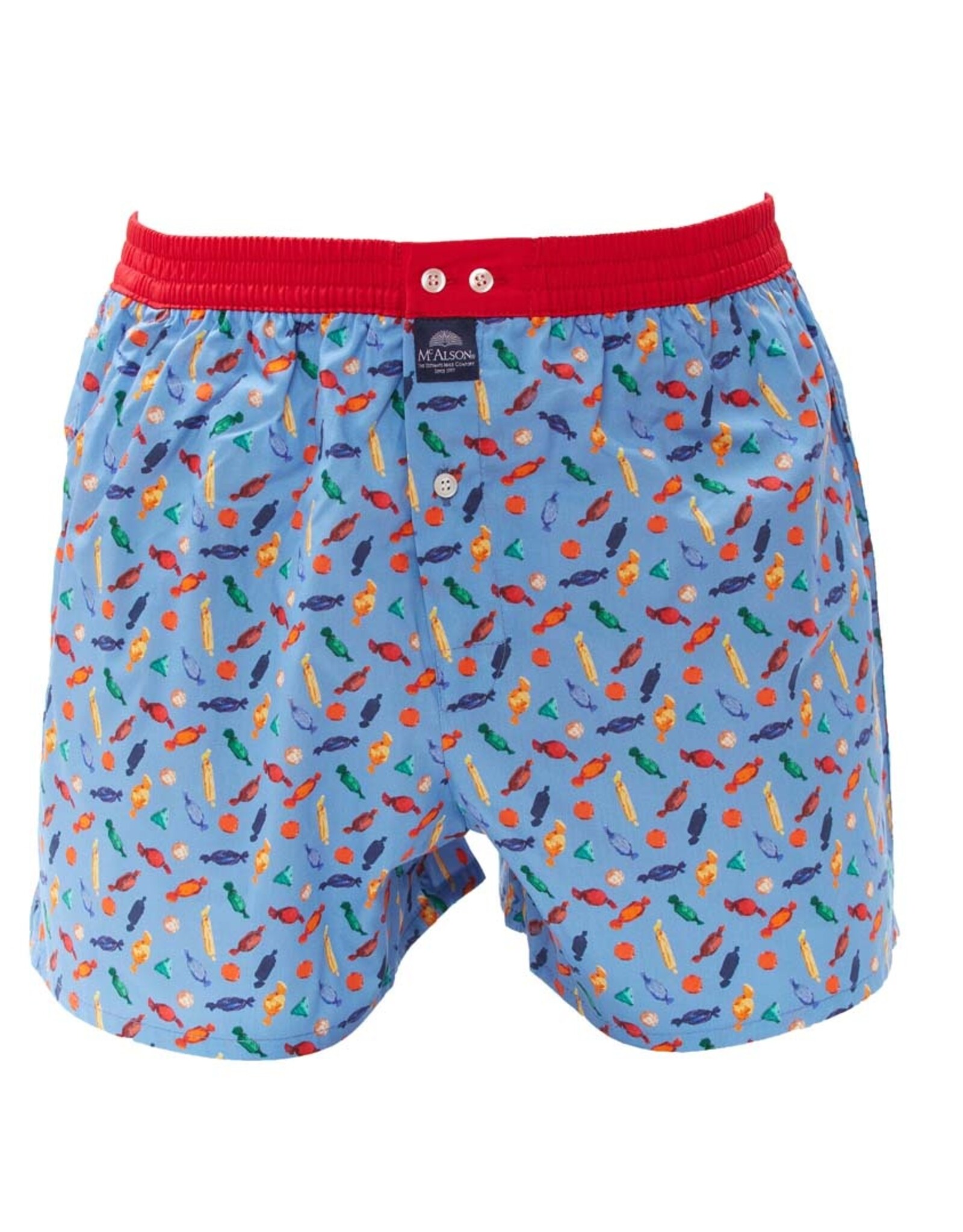 Mc Alson Mc Alson boxershort snoep blauw M5004