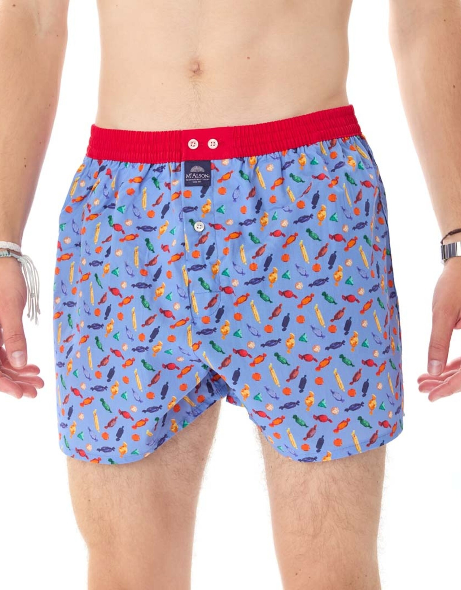 Mc Alson Mc Alson boxershort snoep blauw M5004
