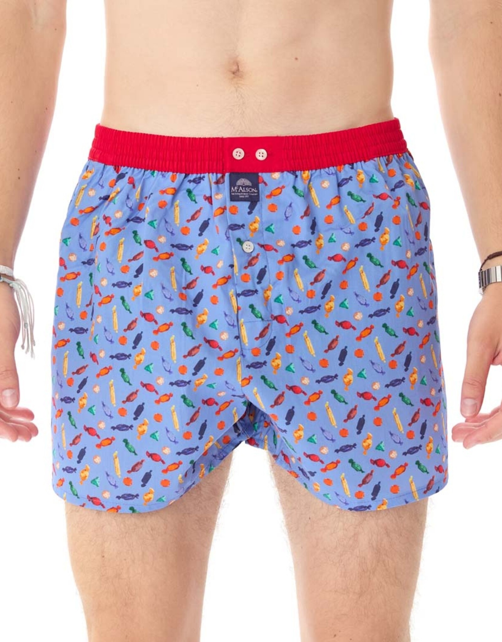 Mc Alson Mc Alson boxershort snoep blauw M5004