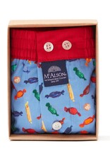 Mc Alson Mc Alson boxershort snoep blauw M5004