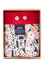 Mc Alson Mc Alson boxershort kaartspel blauw M5007