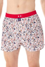Mc Alson Mc Alson boxershort kaartspel blauw M5007