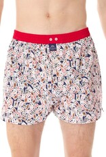Mc Alson Mc Alson boxershort kaartspel blauw M5007