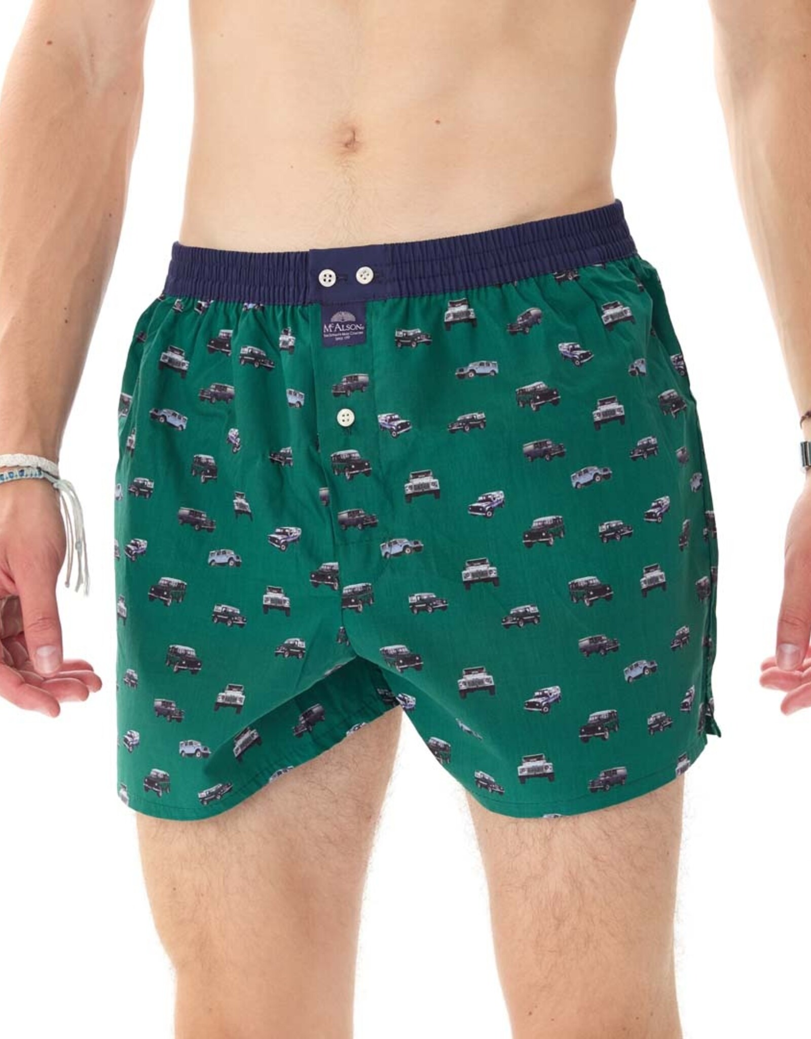 Mc Alson Mc Alson boxershort jeep groen M5019