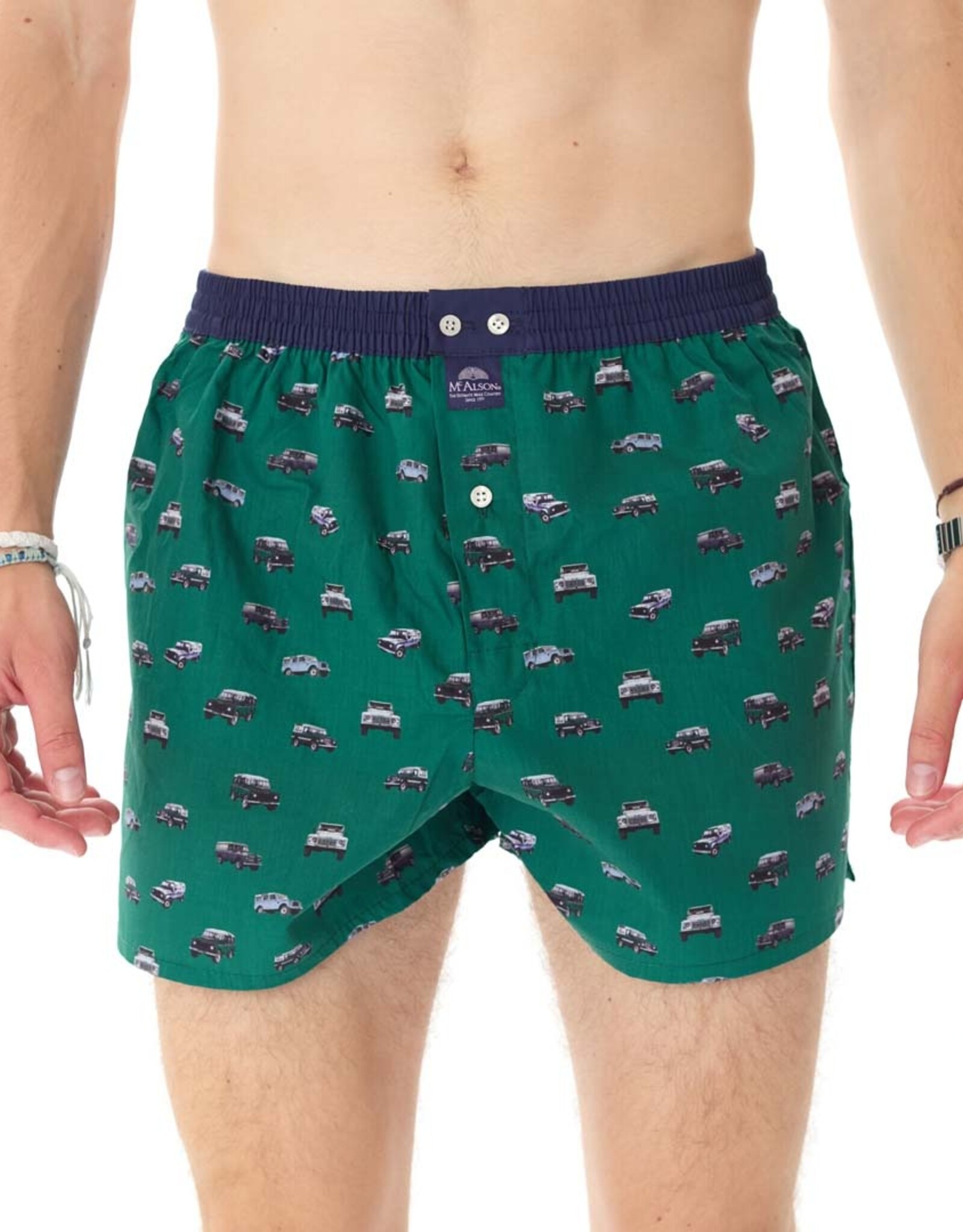 Mc Alson Mc Alson boxershort jeep groen M5019