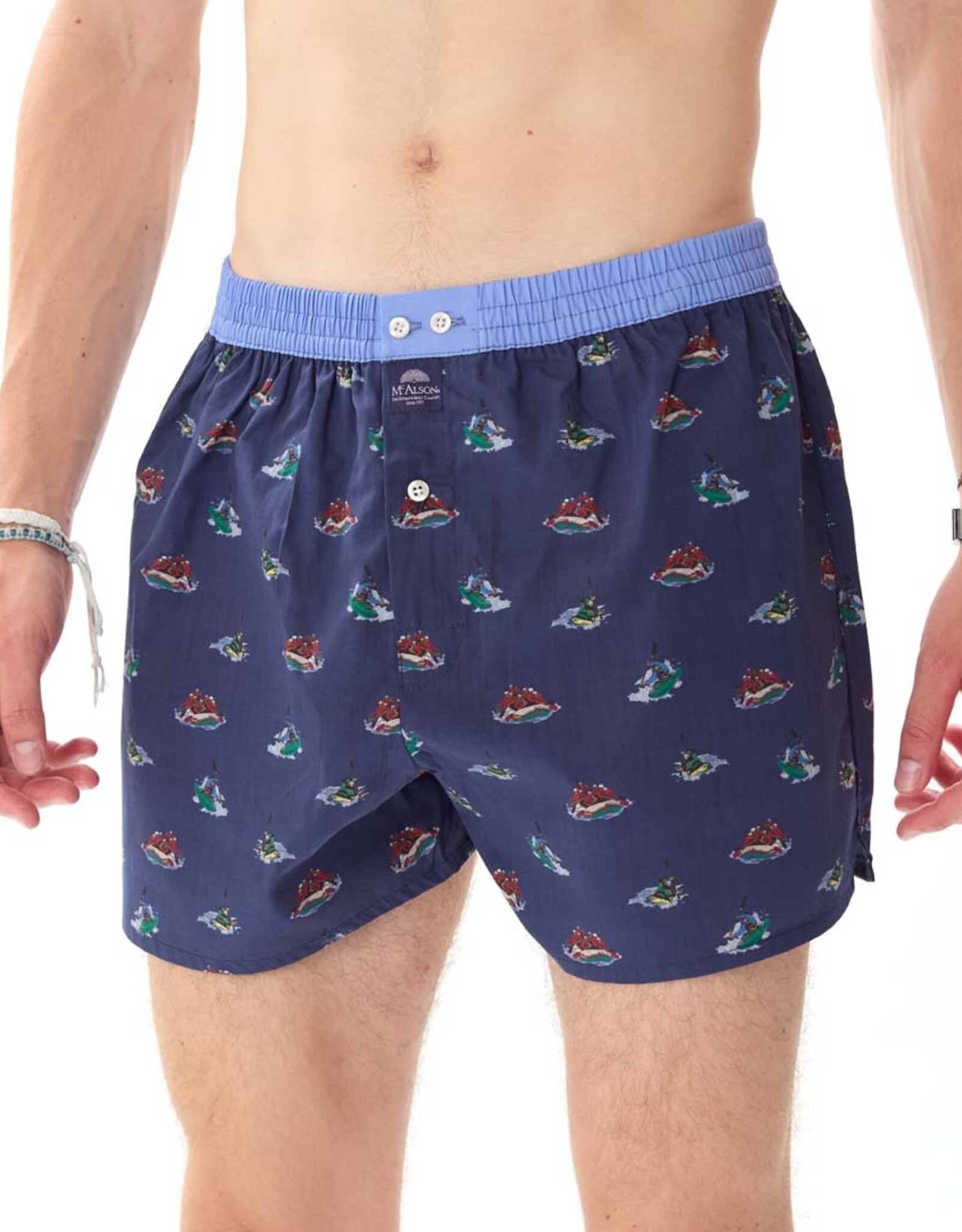 Mc Alson Mc Alson boxershort kajak blauw M5010