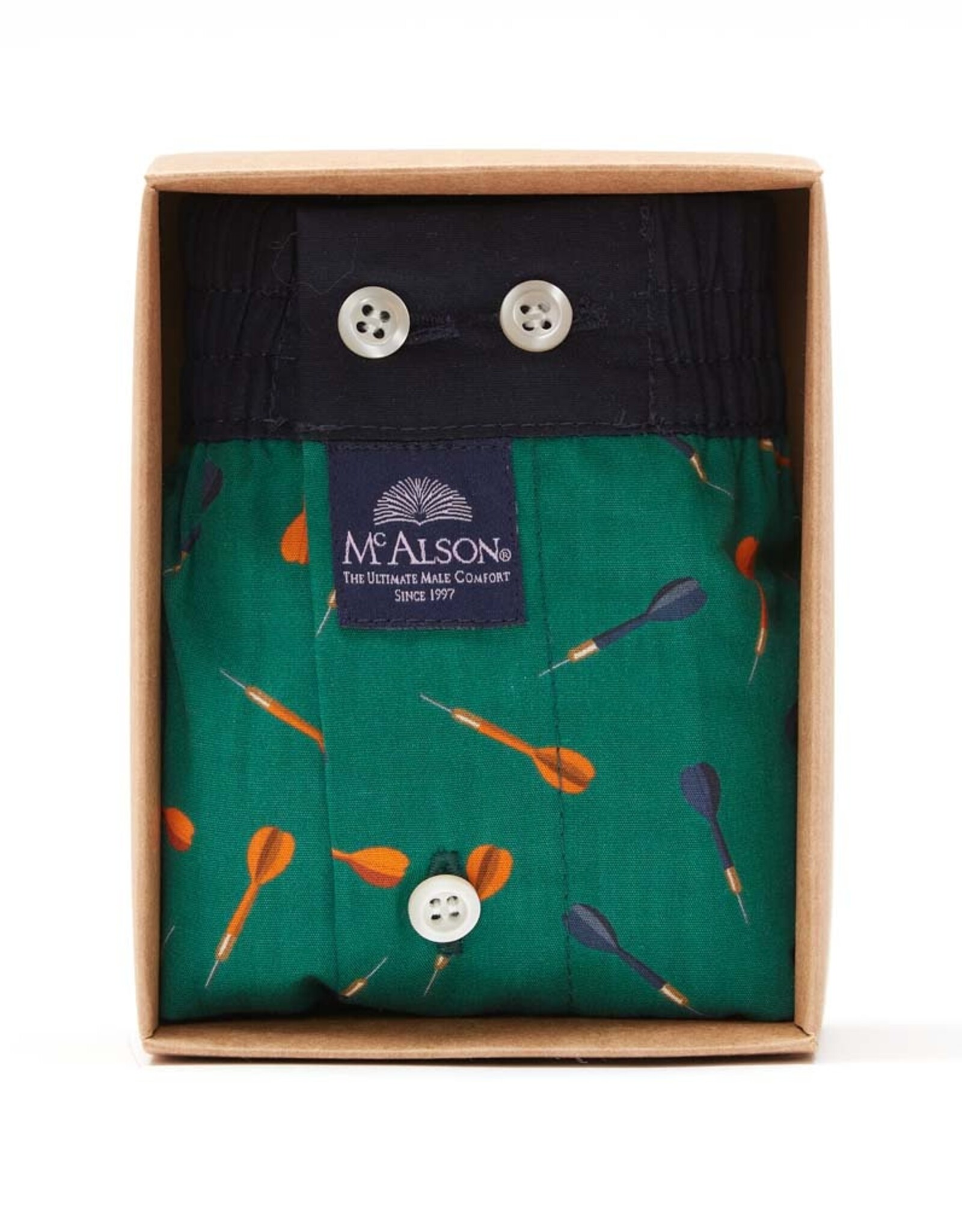 Mc Alson Mc Alson boxer shorts darts green M5027