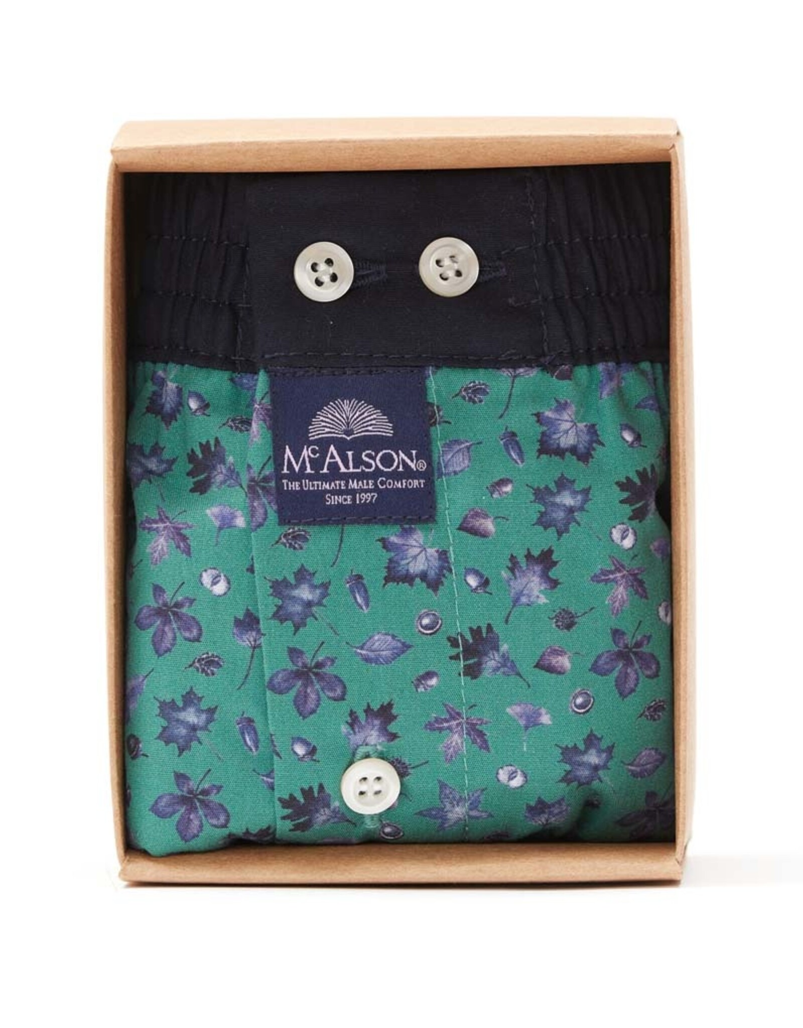 Mc Alson Mc Alson boxershort herfst groen M5034