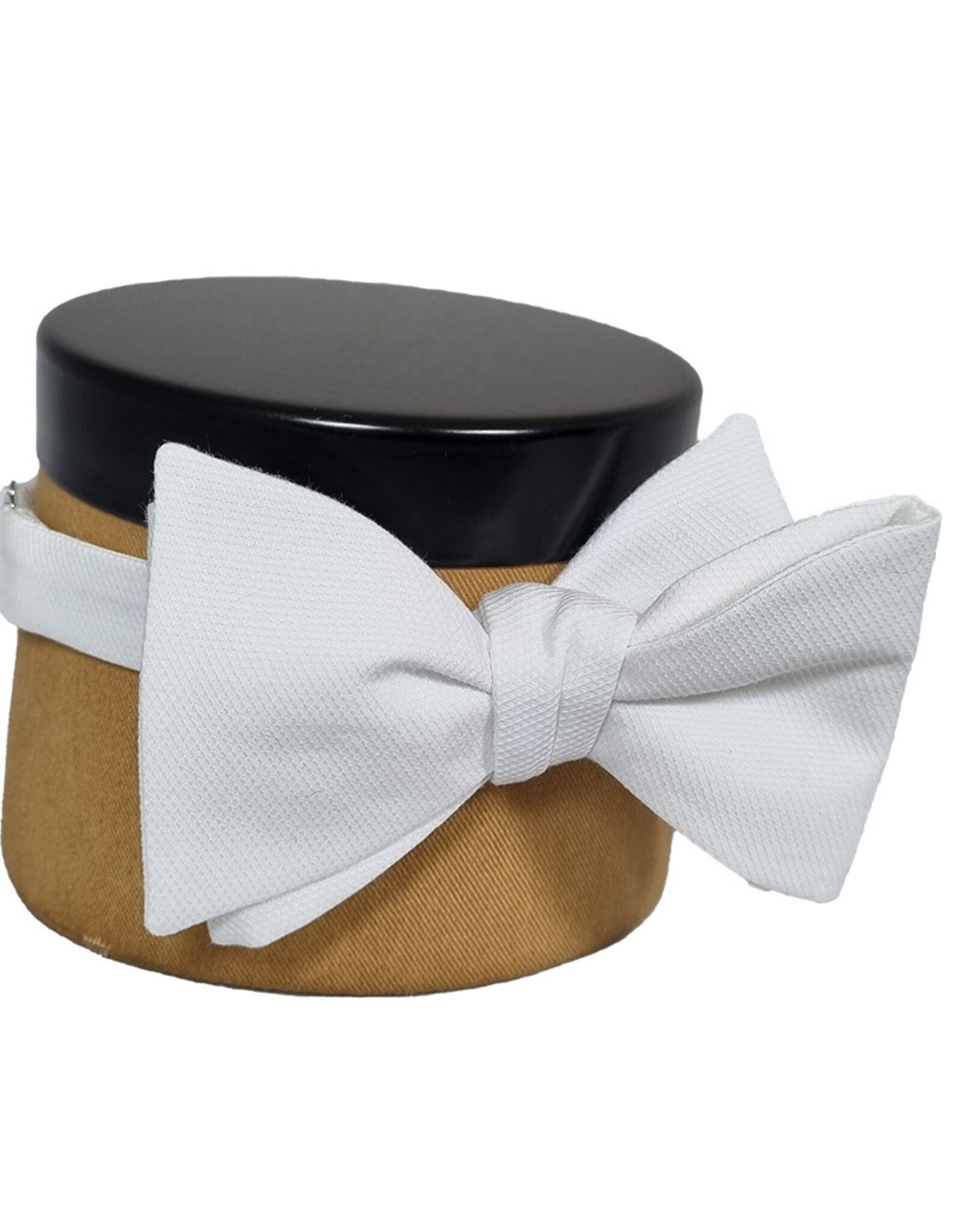 Calabrese Calabrese bow tie white pique PACLO