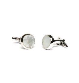 Sonrisa Sonrisa cufflinks silver white