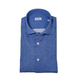 Sonrisa Sonrisa shirt blue semi-slim