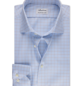 Stenströms Stenströms hemd light blue check Fitted body