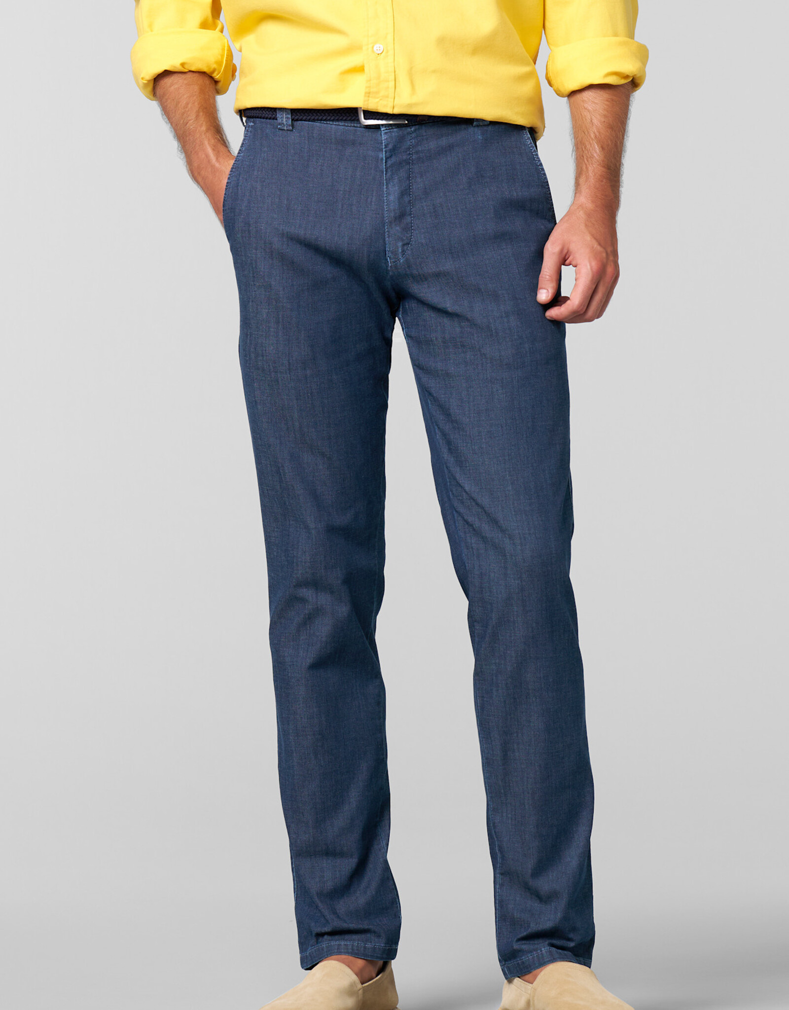 Meyer Exclusive Meyer jeans blauw Bonn 4120/17