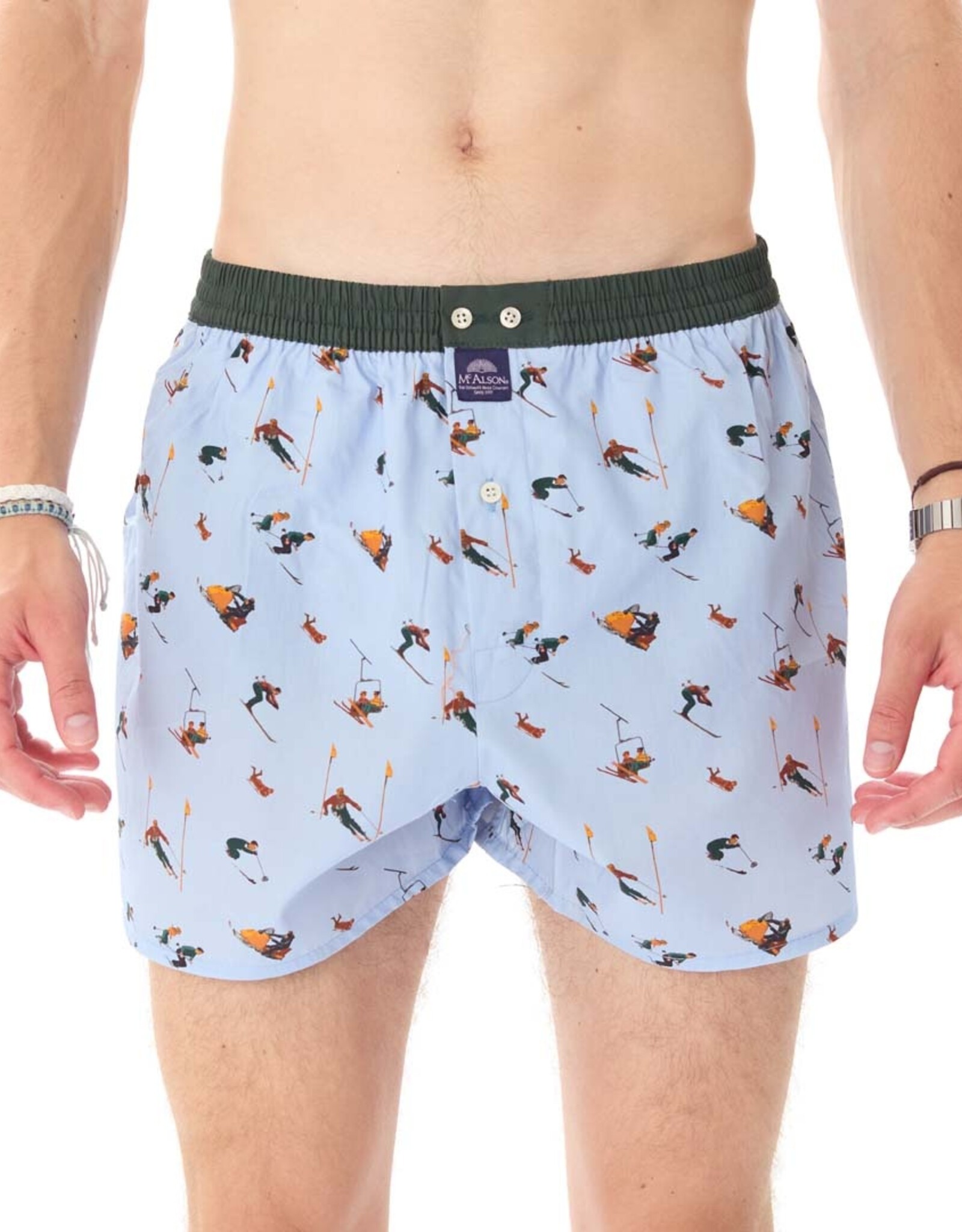 Mc Alson Mc Alson boxershort ski lichtblauw M5070