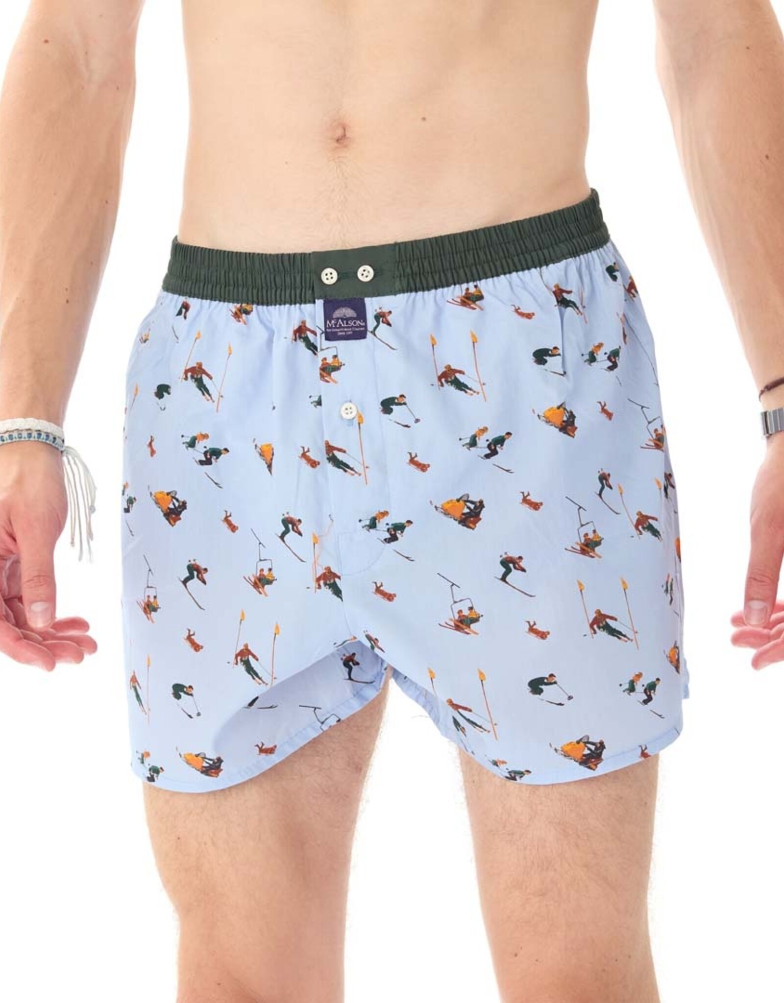 Mc Alson Mc Alson boxershort ski lichtblauw M5070