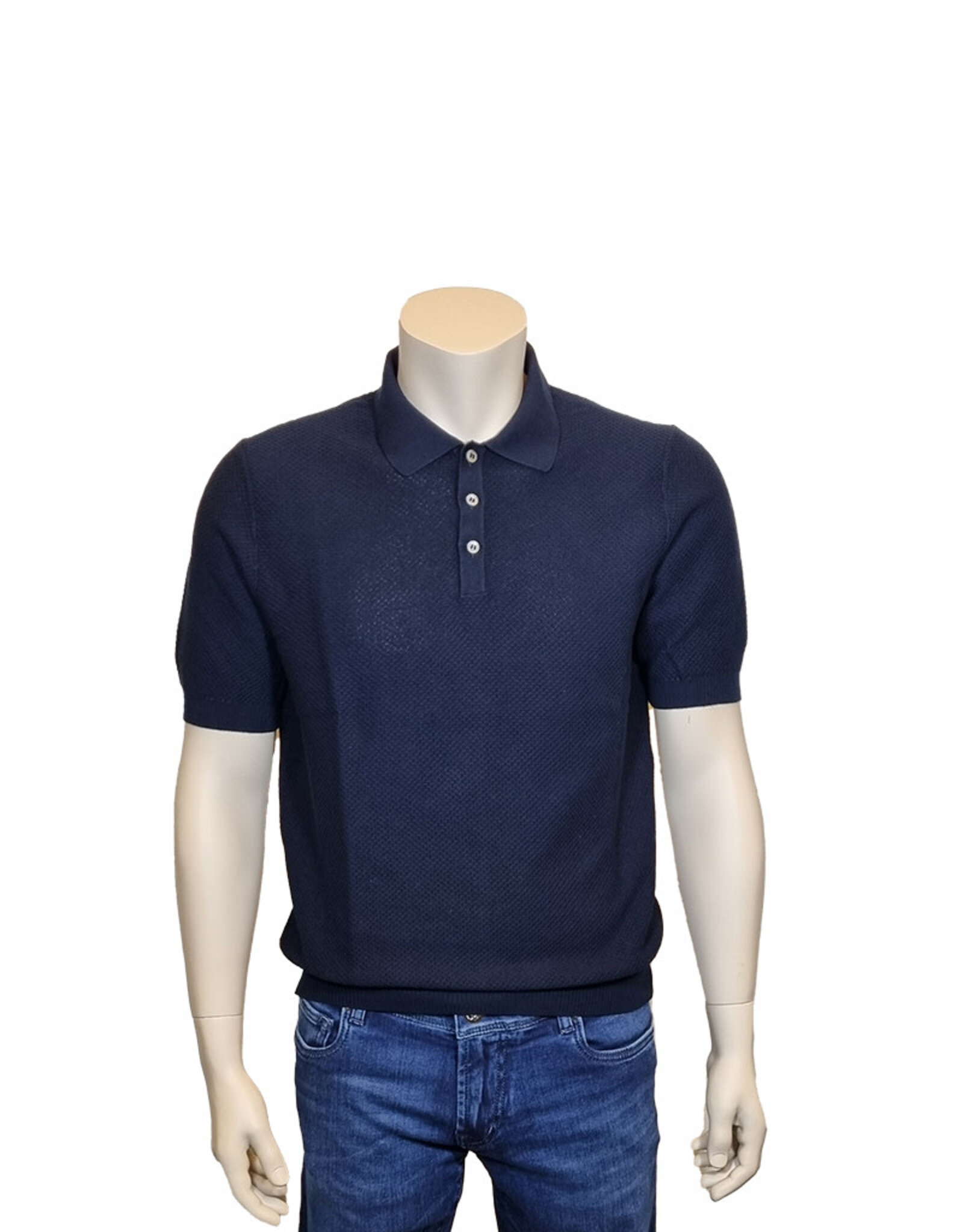 Gran Sasso Sandmore's polo donkerblauw 18028/598 M:57113