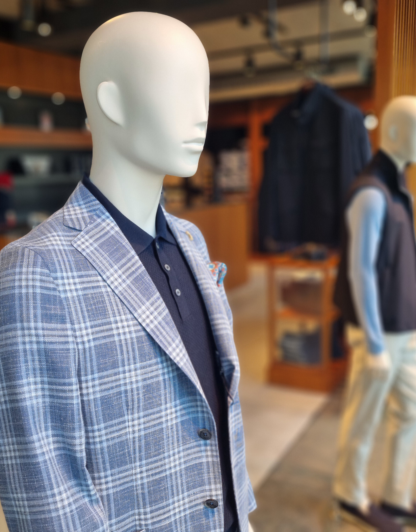 Tombolini Tombolini Dream jacket licht blue check ELH2 Q720 G2T1