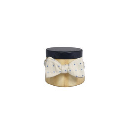 Calabrese Calabrese strik beige bloemetje