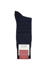 Marcoliani Marcoliani sokken navy micro polka 4392T/001 41-45