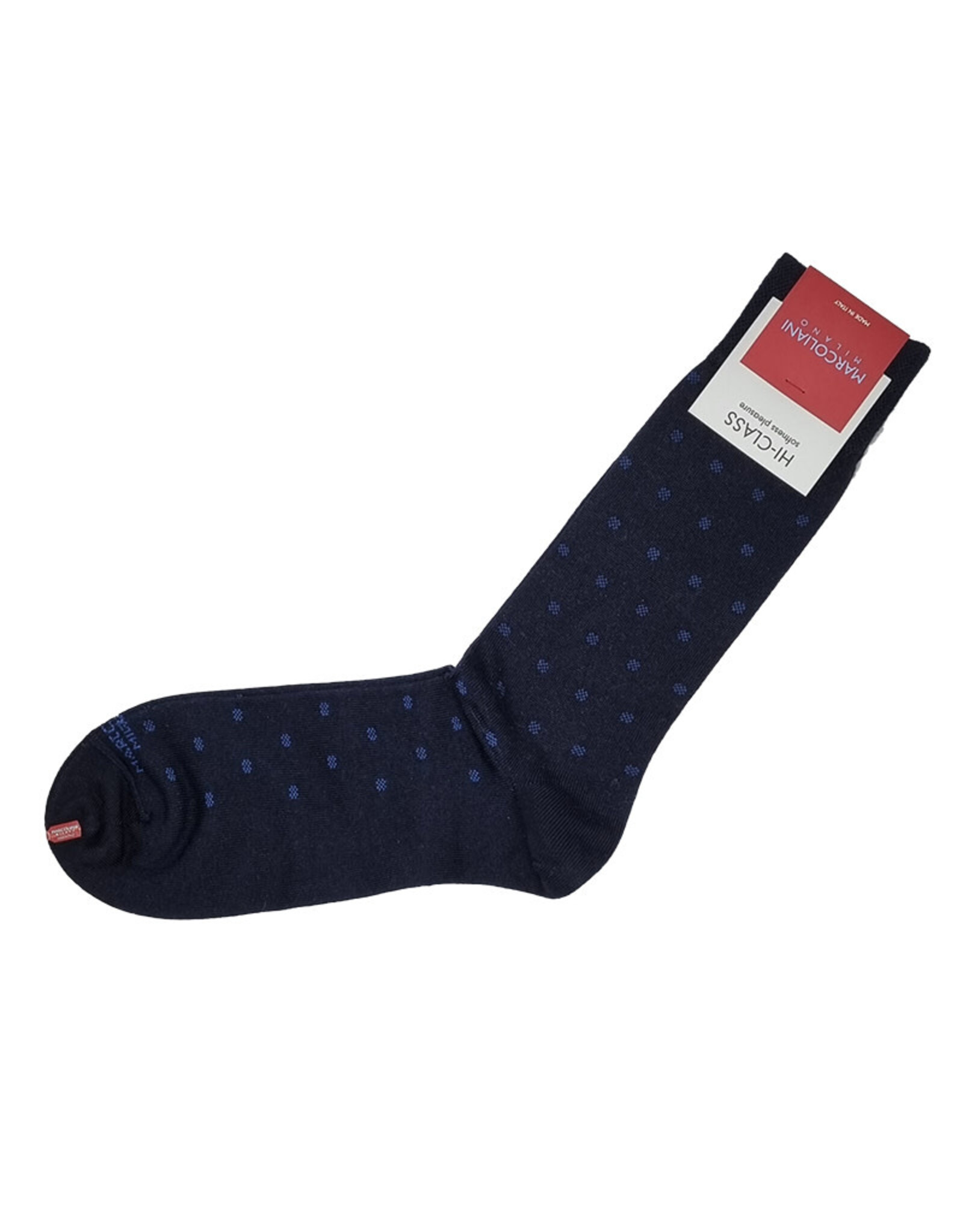 Marcoliani Marcoliani sokken navy micro polka 4392T/001 41-45