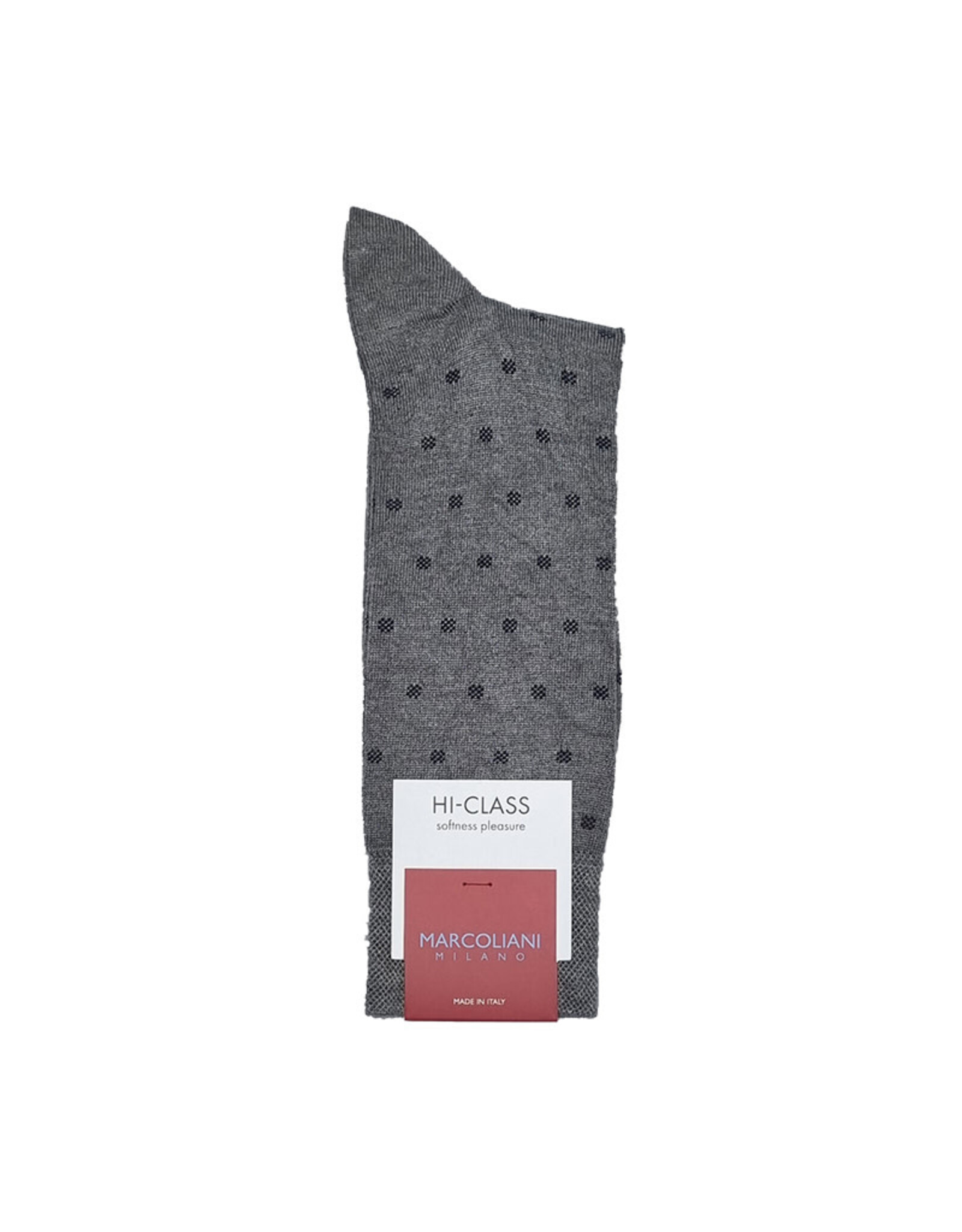 Marcoliani Marcoliani sokken silver grey micro polka 4392T/303 41-45
