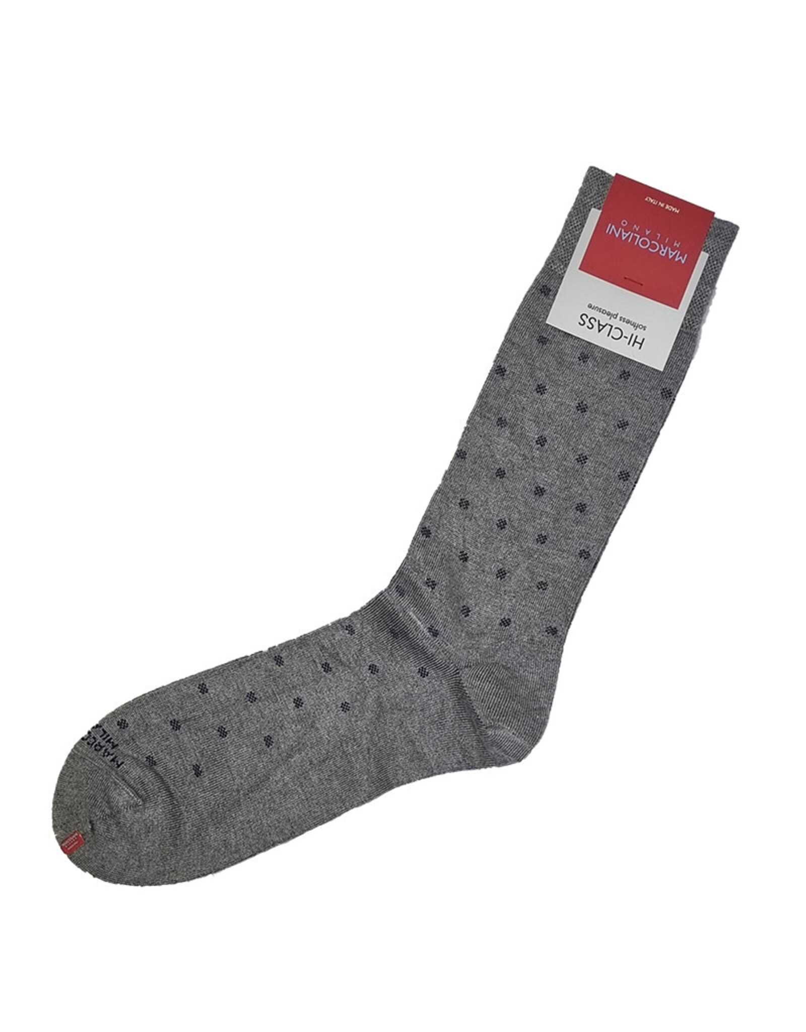 Marcoliani Marcoliani sokken silver grey micro polka 4392T/303 41-45