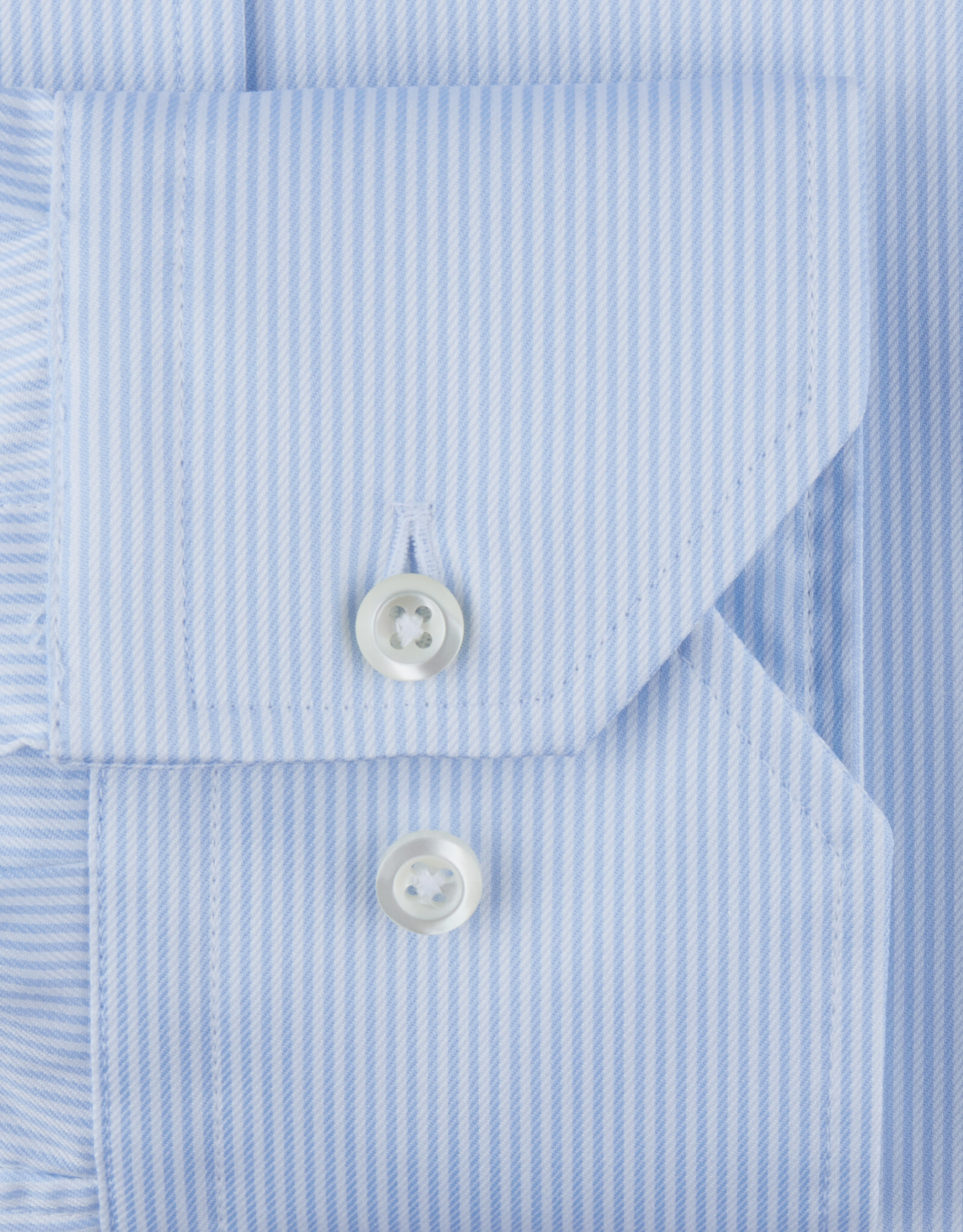 Stenströms Stenströms shirt light blue stripe Comfort  502081-1610/102
