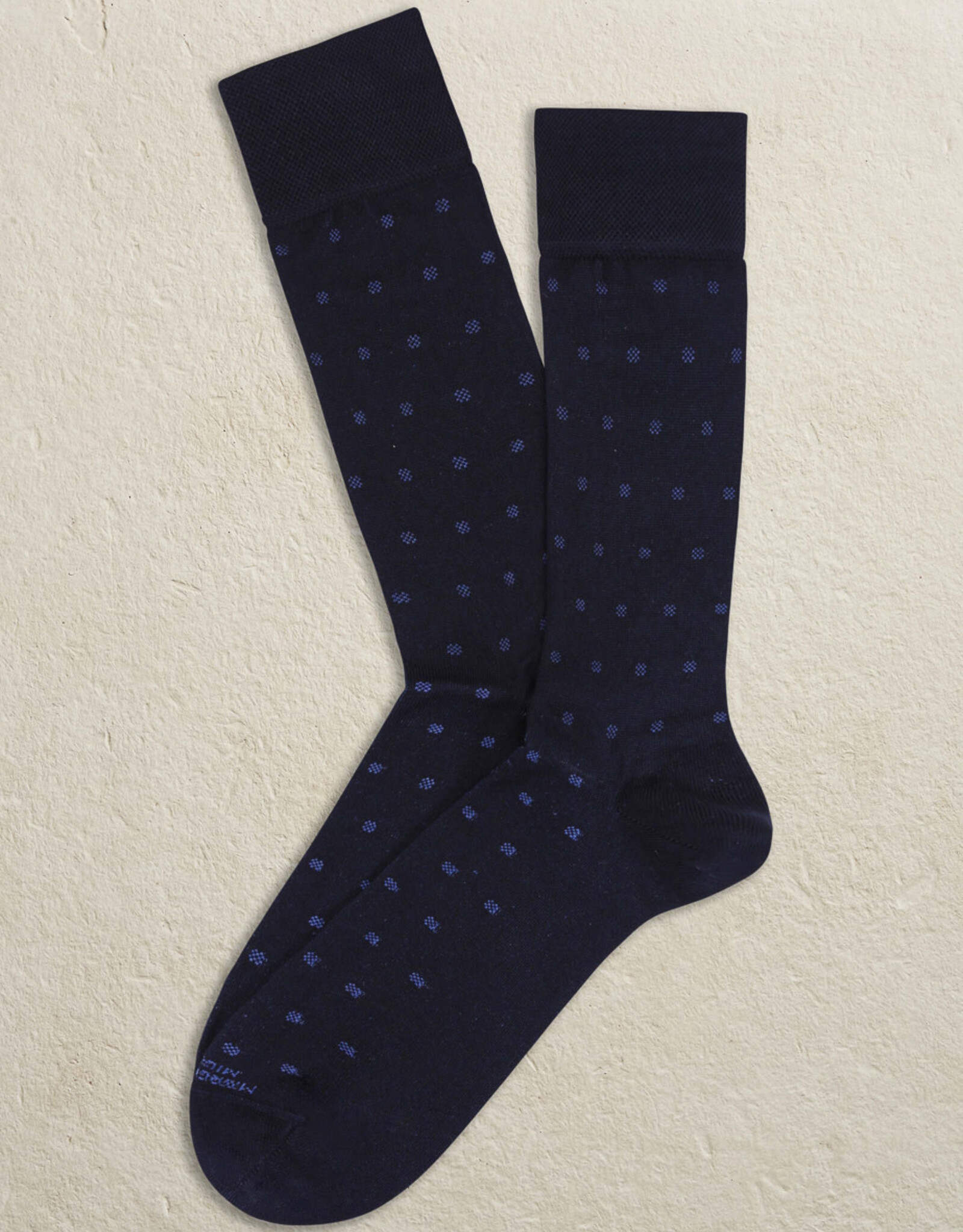 Marcoliani Marcoliani sokken navy micro polka 4392T/001 41-45