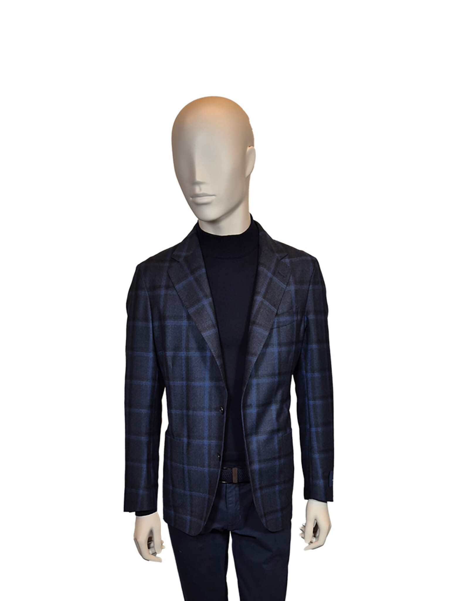 Tombolini Tombolini vest blauw ruit IVCB/Q787 G116