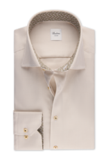 Stenströms Stenströms shirt beige houndstooth Regular 684751-0659/210