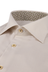 Stenströms Stenströms shirt beige houndstooth Regular 684751-0659/210