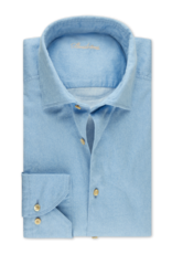 Stenströms Stenströms shirt flannel light blue Slimline 774721-8280/120