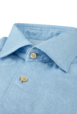 Stenströms Stenströms shirt flannel light blue Slimline 774721-8280/120
